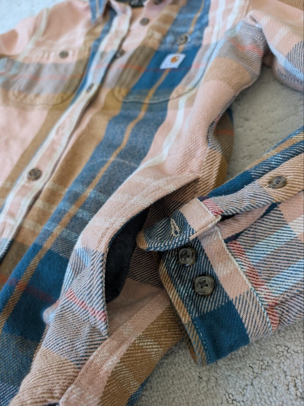 Like New, Carhartt Heavyweight Shirt Jacket, Sz XS - Picture 6 of 7